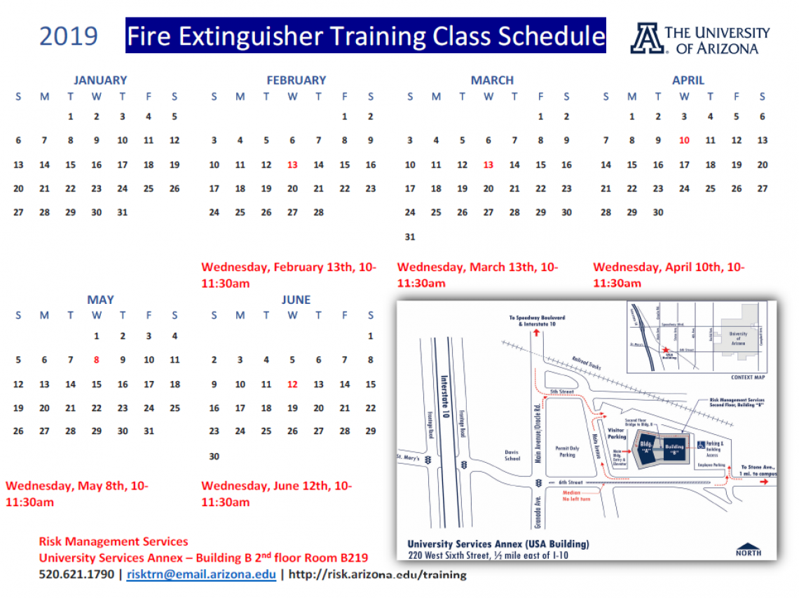 Fire Extinguisher Training Schedule